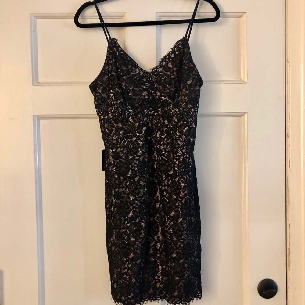 NWT Black Lace Express Dress